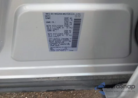 2013 Nissan Pathfinder Platinum из США, поврежденный, VIN 5N1AR2MM1DC616034